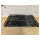 Boots & Barkley 2 Door Wire Collapsible Dog Crate - Black - Medium Size 30 Inches (L), 21 Inches (H) x 19 Inches (W)