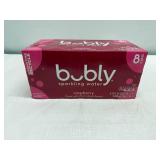 SSS. 4x 8pk Bubly-Raspberry