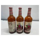 SSS. 3x 33.8oz Tres Agaves Organic  Strawberry Margarita Mix