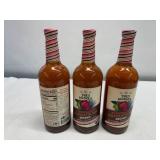 SSS. 3x 33.8oz Tres Agaves Organic  Strawberry Margarita Mix