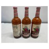 SSS. 3x 33.8oz Tres Agaves Organic  Strawberry Margarita Mix