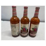 SSS. 3x 33.8oz Tres Agaves Organic  Strawberry Margarita Mix