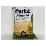 SSS. 6x 7.75oz Utz Ripples-Fried Dill Pickle