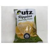 SSS. 6x 7.75oz Utz Ripples-Fried Dill Pickle