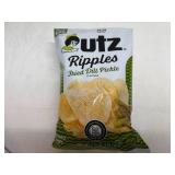 SSS. 6x 7.75oz Utz Ripples-Fried Dill Pickle