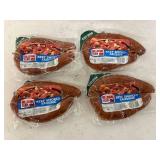 E. 4x 12oz Hillshire Farm Beef Smoked Sausage