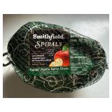 DD. 12.60lbs Smithfield Applewood Smoked Spiral Sliced-Sweet Apple Spice Glaze
