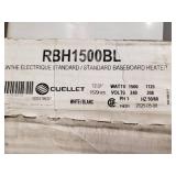 2 electric Baseboard heaters 6