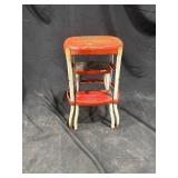 Vintage Metal Step Stool