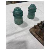 Vintage Telegraph Key & Insulators