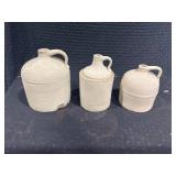 Three Stoneware Jugs