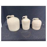 Three Stoneware Jugs