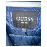 Guess Navy Puffer Jacket MEDIUM