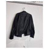 Michael Kors Black Leather Jacket SML