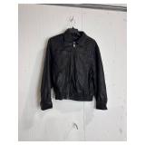 Wilsons Black Leather Jacket LARGE