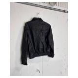 Wilsons Black Leather Jacket LARGE