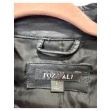 Roz & Ali Faux Leather Jacket LARGE