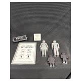 Bathroom Decor & Signs Lot