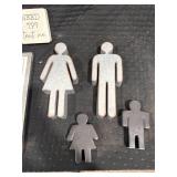 Bathroom Decor & Signs Lot