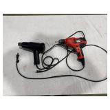 Black & Decker Drill & Heat Gun Lot