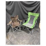 Two Folding Outdoor Chairs