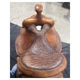 Tooled Leather Western Saddle