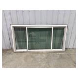 White Vinyl Sliding Window