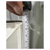 White Vinyl Sliding Window