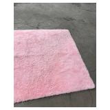 Pink Shag Area Rug