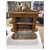 Wooden Wall Display Cabinet