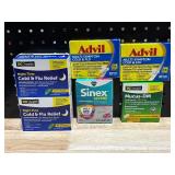 Advil, Sinex, and More