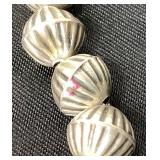 Hand Tooled Vintage Navajo Sterling Silver Necklace