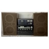 Vintage Stereo System - Sanko, Yamaha and Fisher