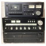 Vintage Stereo System - Sanko, Yamaha and Fisher