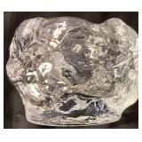 Art Glass Bundle - Lasisepat Glass Vase, Kosta Boda Snowball Candle Holders and Orrefors Artichoke Candle Holder