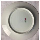 Limoges France Marshall Fields (M.F. & C.) Chicago Gold Encrusted Porcelain Dinnerware Set with Gold Trimmed Teacups and Saucers from O. & E. G. Royal Austria