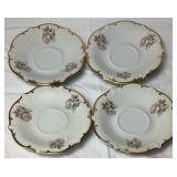 Vintage Schumann Arzberg "Wild Rose" China Set and Mitterteich Bavaria 3 Part Relish Dish