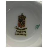 Vintage Schumann Arzberg "Wild Rose" China Set and Mitterteich Bavaria 3 Part Relish Dish