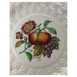Vintage Copeland Spode "Alden" Fruit and Flower Luncheon Plates - set of 8