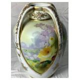 Antique Hand Painted Nippon Porcelain Vase Era 1891-1921