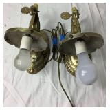 Set of 2 Vintage Budweiser Wall Sconces
