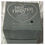 Vintage Nut Bowl, Nut Picks and Spring Jointed Nutcrackers plus Nut Twister Gourmet Nutmeg Mill