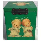 Holiday Musical and Figurine Bundle with 14" Plush Santa and Mrs. Claus and Howard Miller Carols of Christmas II Clock