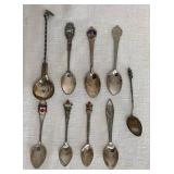 Collection of Sterling Silver Spoons - 9 Spoons
