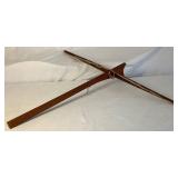 Vietnam Era Montagnard Tribe Archery  Hand Carved Crossbows and Arrows
