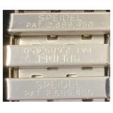 Vintage Dove Gray Bulova Mens Wristwatch 10KT Gold Filled