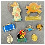 Mixed Variety of Brooches and Pins