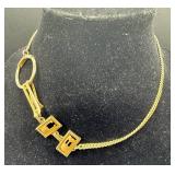 Collection of Gold Toned Jewelry - Necklaces and Bracelets