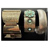 Bundle of Silver Toned Jewelry - Necklaces, Bracelets and Rings