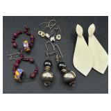 Beaded Boho Necklaces, Pendants and Earrings